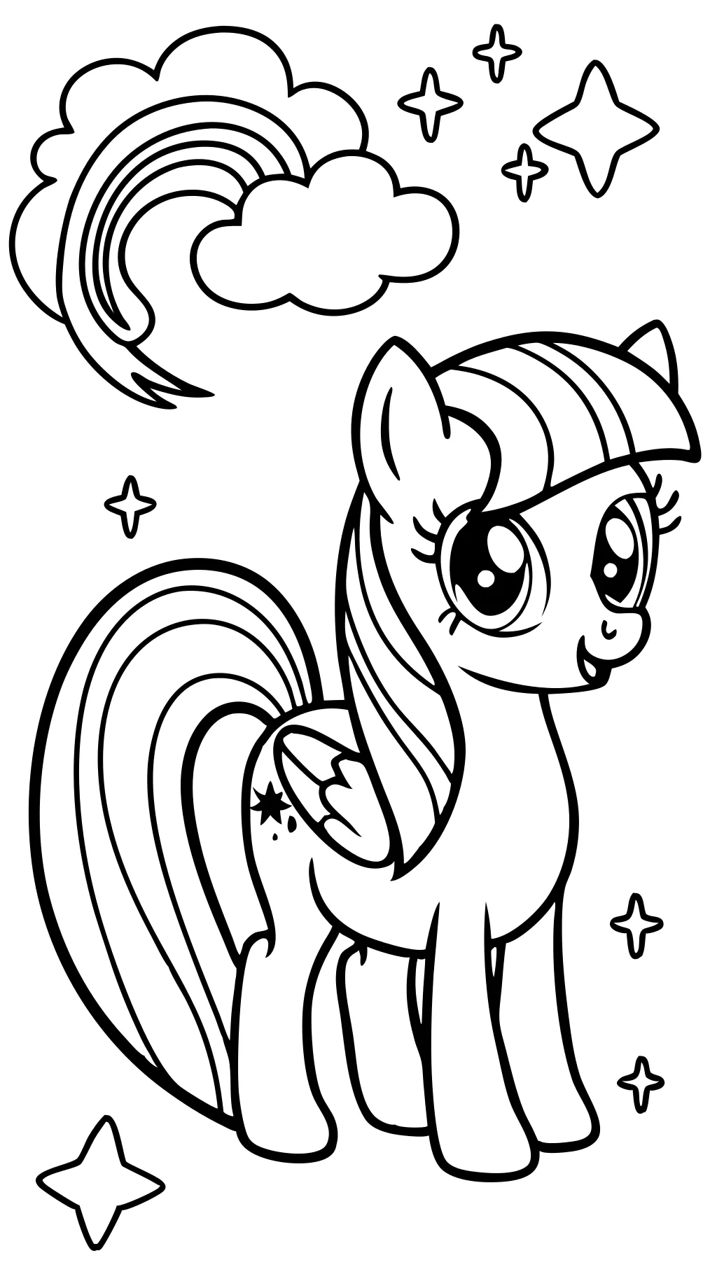 coloriages mon petit poney